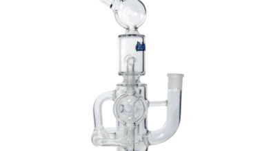 Evolution Cyclone Glass Hybrid Recycler Dab Rig