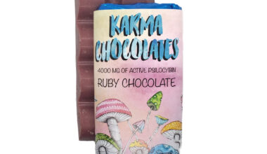 Karma Chocolate Ruby Shrooms Bars 4000mg