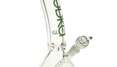 Vodka Glass Clam Digger Double Showerhead Percolator Ice Bong