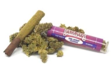 Dankwoods Girl scout cookies Preroll